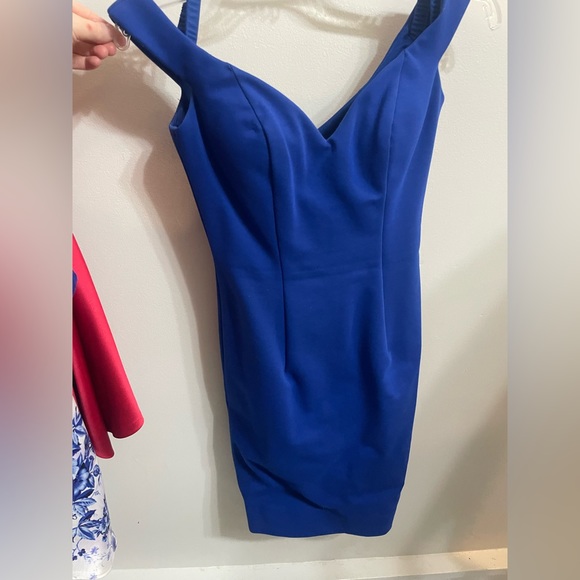 Sherri Hill Designer Bodycon Dark Blue Homecoming Formal Prom Dress Size 0 - Picture 1 of 3